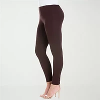 24seven Comfort Apparel Womens Knit 28 1/2" Plus 7/8 Ankle Legging
