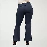 24seven Comfort Apparel Womens Plus Flare Sweatpant