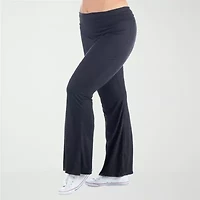 24seven Comfort Apparel Womens Plus Flare Sweatpant
