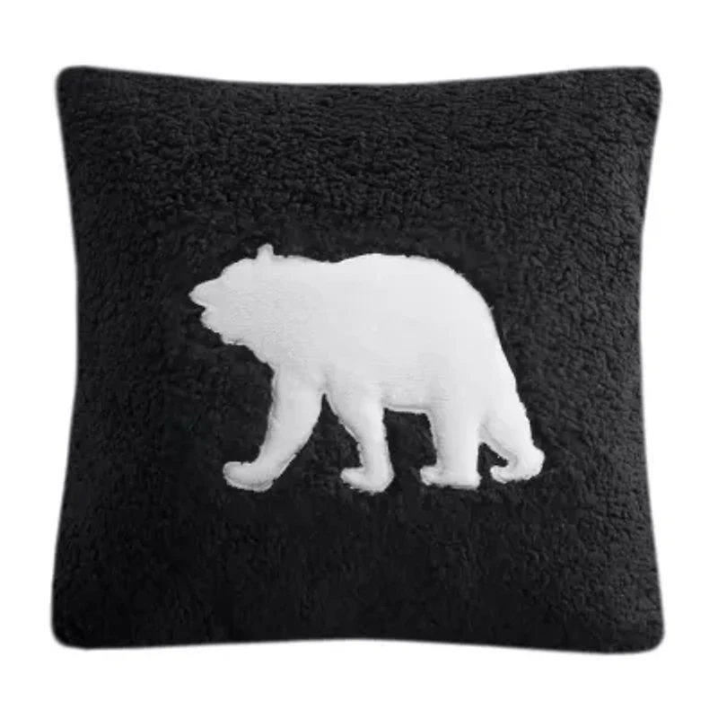 Woolrich Alton Plush to Sherpa Down Alternative Comforter Set with Throw Pillow