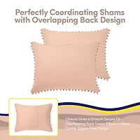 Sweet Home Collection Pompom Kids Bed A Bag Comforter Set