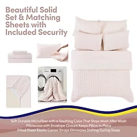 Sweet Home Collection Marshmallow Pouf Kids Bed A Bag Comforter Set