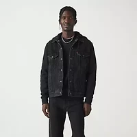 Levi's® Hybrid Hoodie Mens Denim Hooded Lightweight Trucker Jacket