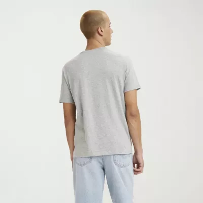 Levi's® Set-In Neck Mens Round Short Sleeve Regular Fit Graphic T-Shirt
