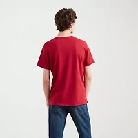 Levi's® Set-In Neck Mens Round Short Sleeve Regular Fit Graphic T-Shirt