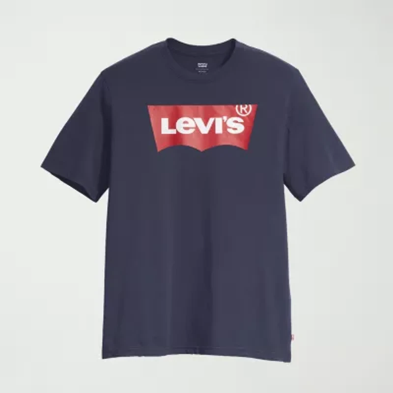 Levi's® Big and Tall Mens Crew Neck Short Sleeve Regular Fit Logo Graphic T-Shirt