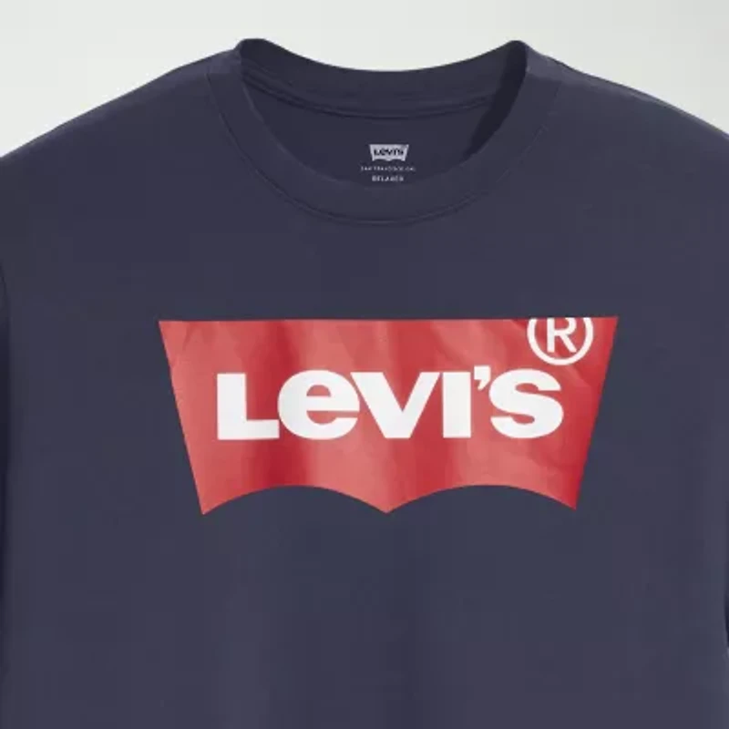 Levi's® Big and Tall Mens Crew Neck Short Sleeve Regular Fit Logo Graphic T-Shirt