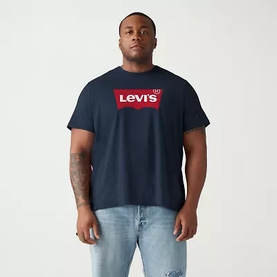 Levi's® Big and Tall Mens Crew Neck Short Sleeve Regular Fit Logo Graphic T-Shirt