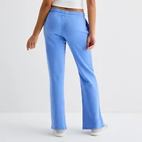 Arizona Womens Juniors Mid Rise Sweatpant