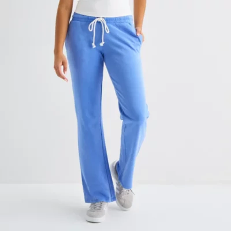 Arizona Womens Juniors Mid Rise Sweatpant