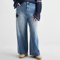 Forever 21 Womens Juniors Plus Loose Fit Jean