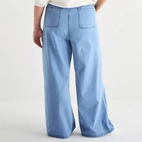 Forever 21 Womens Juniors Plus Pull-On Pant