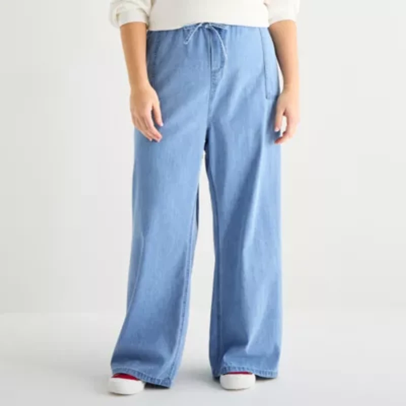 Forever 21 Womens Juniors Plus Pull-On Pant
