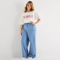 Forever 21 Womens Juniors Plus Pull-On Pant
