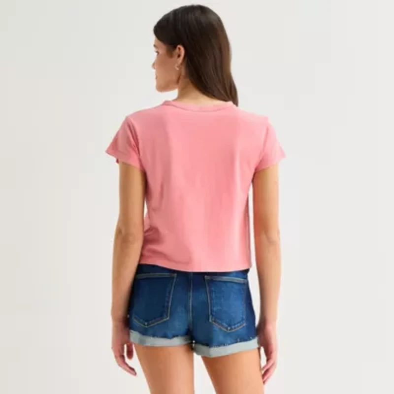Arizona Womens Juniors Short Sleeve T-Shirt