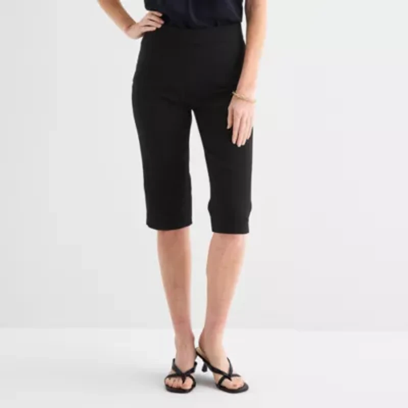 Liz Claiborne Lisa Womens Straight Capri Pant