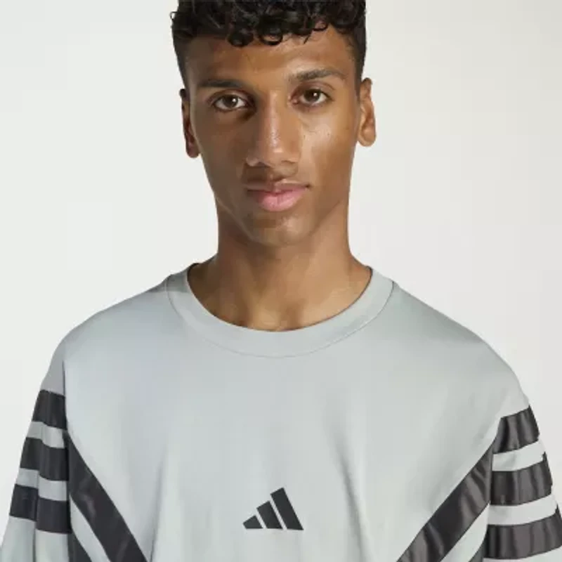 adidas Mens Crew Neck Short Sleeve Active T-Shirt