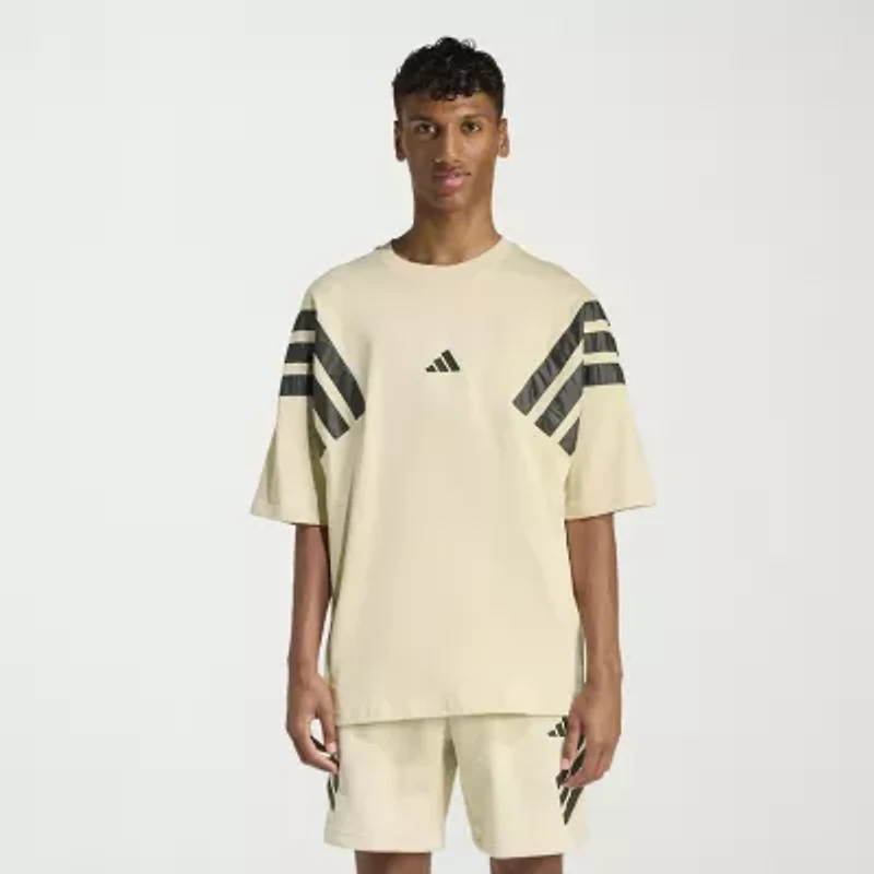 adidas Mens Crew Neck Short Sleeve Active T-Shirt