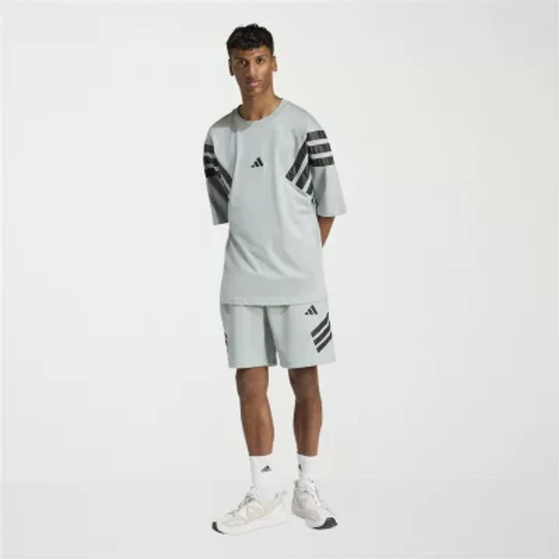 adidas Mens Crew Neck Short Sleeve Active T-Shirt