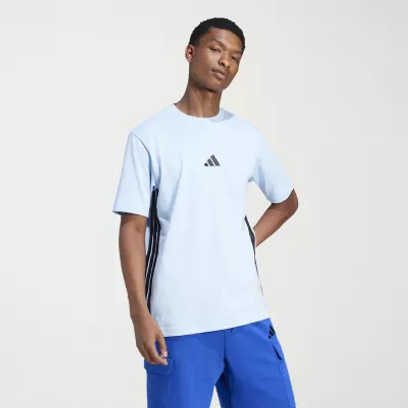 adidas Mens Crew Neck Short Sleeve Active T-Shirt