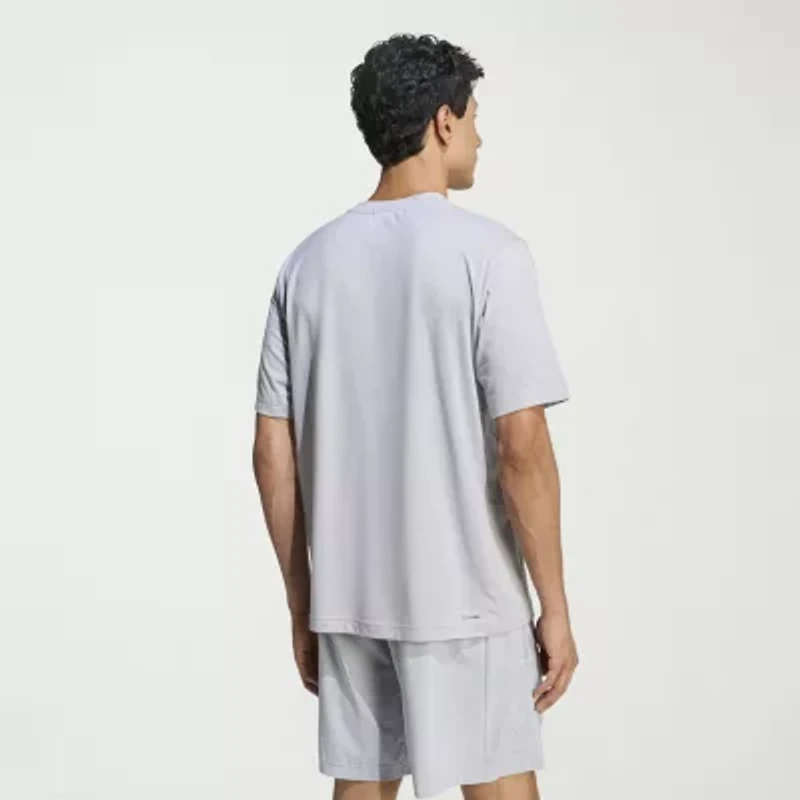 adidas Mens Crew Neck Short Sleeve Active T-Shirt