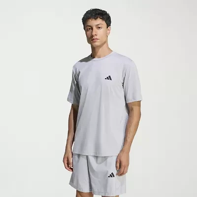 adidas Mens Crew Neck Short Sleeve Active T-Shirt