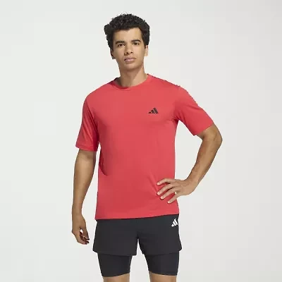 adidas Mens Crew Neck Short Sleeve Active T-Shirt