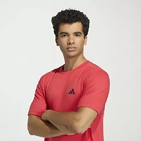 adidas Mens Crew Neck Short Sleeve Active T-Shirt