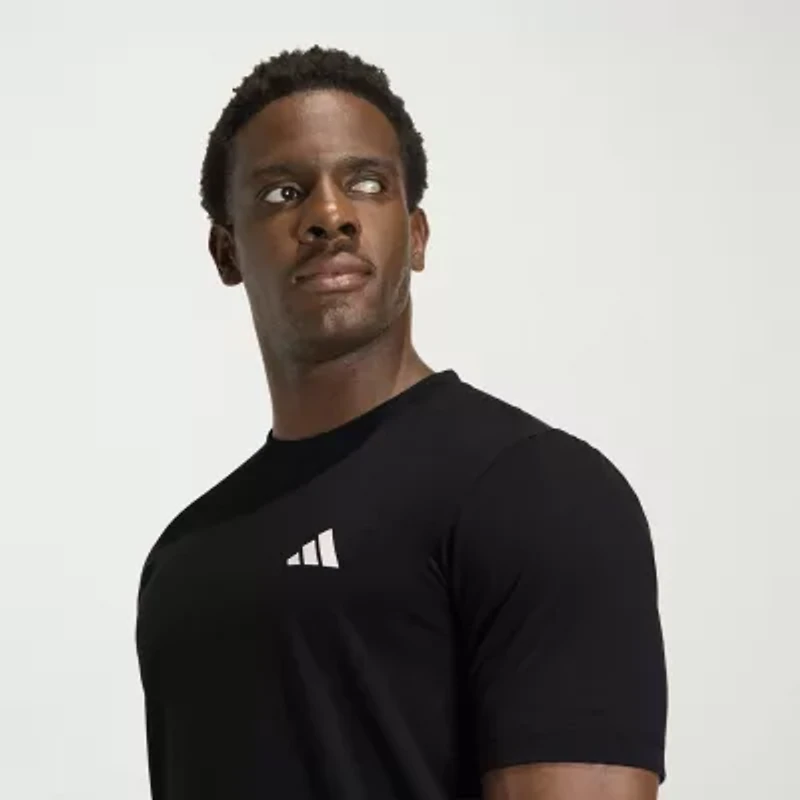 adidas Mens Crew Neck Short Sleeve Active T-Shirt