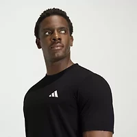 adidas Mens Crew Neck Short Sleeve Active T-Shirt