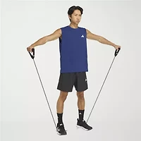 adidas Mens Crew Neck Sleeveless Muscle T-Shirt