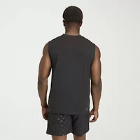 adidas Mens Crew Neck Sleeveless Muscle T-Shirt