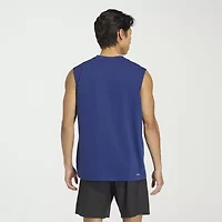 adidas Mens Crew Neck Sleeveless Muscle T-Shirt
