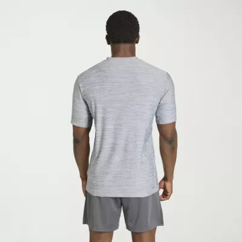 adidas Mens Crew Neck Short Sleeve Active T-Shirt