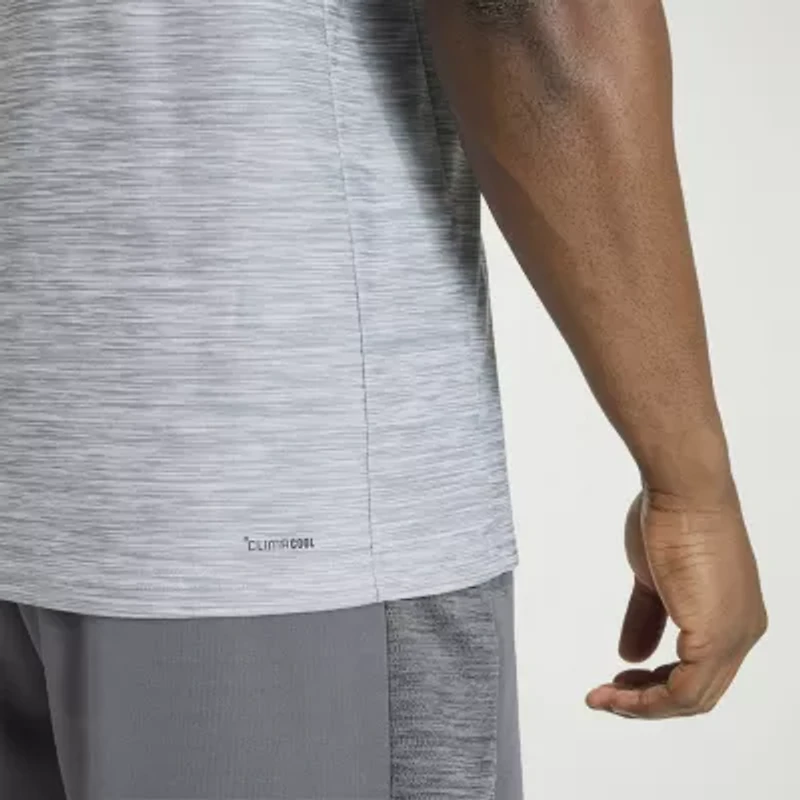 adidas Mens Crew Neck Short Sleeve Active T-Shirt