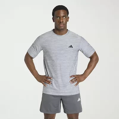 adidas Mens Crew Neck Short Sleeve Active T-Shirt