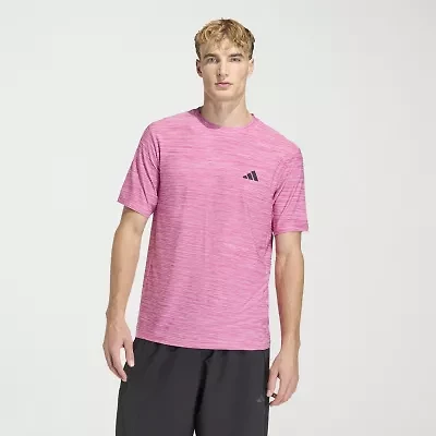 adidas Mens Crew Neck Short Sleeve Active T-Shirt