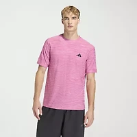 adidas Mens Crew Neck Short Sleeve Active T-Shirt