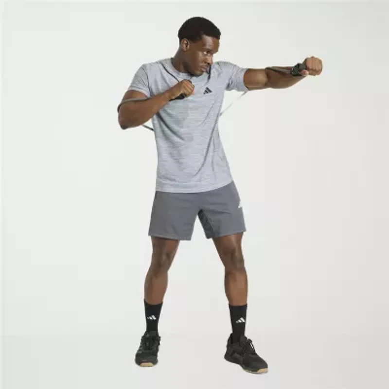 adidas Mens Crew Neck Short Sleeve Active T-Shirt