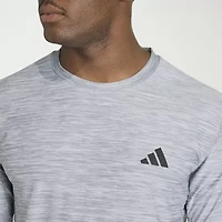 adidas Mens Crew Neck Short Sleeve Active T-Shirt