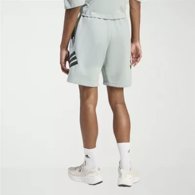 adidas Future Icons Woven 3 Stripe Mens 7" Workout Shorts