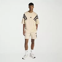 adidas Future Icons Woven 3 Stripe Mens 7" Workout Shorts