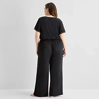 Ambrielle Womens Plus Pajama Pants
