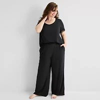 Ambrielle Womens Plus Pajama Pants
