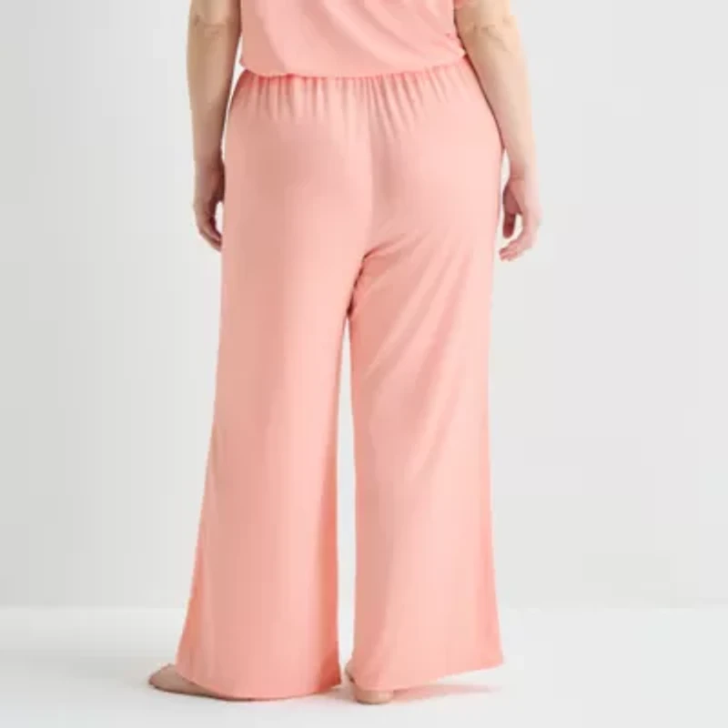 Ambrielle Womens Plus Pajama Pants