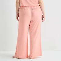 Ambrielle Womens Plus Pajama Pants