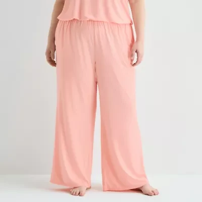 Ambrielle Womens Plus Pajama Pants