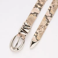 Worthington Oval Buckle Pant Belt With Triple Keeper Womens