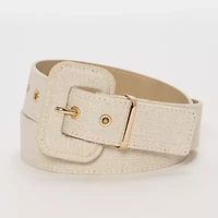Liz Claiborne Fabric Pant Belt With Metal Keeper Womens