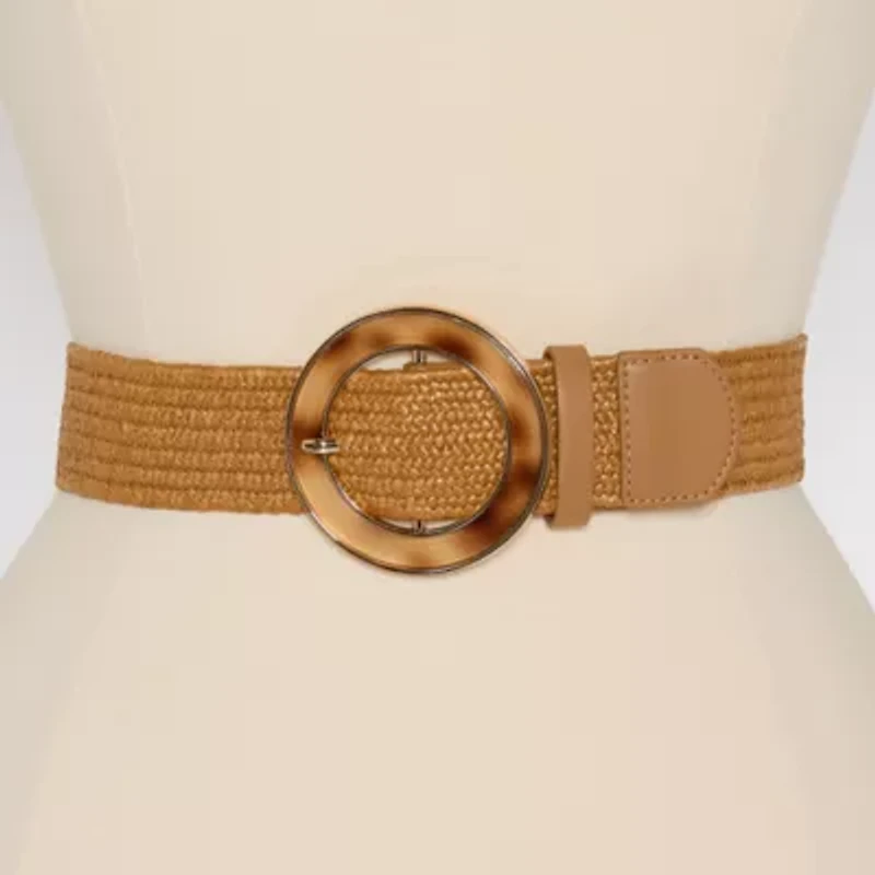 Liz Claiborne O-Ring Buckle Strech Belt Womens
